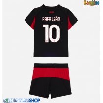 Maglie da calcio AC Milan Rafael Leao #10 Prima Maglia Bambino 2025-26 Manica Corta + Pantaloni corti)